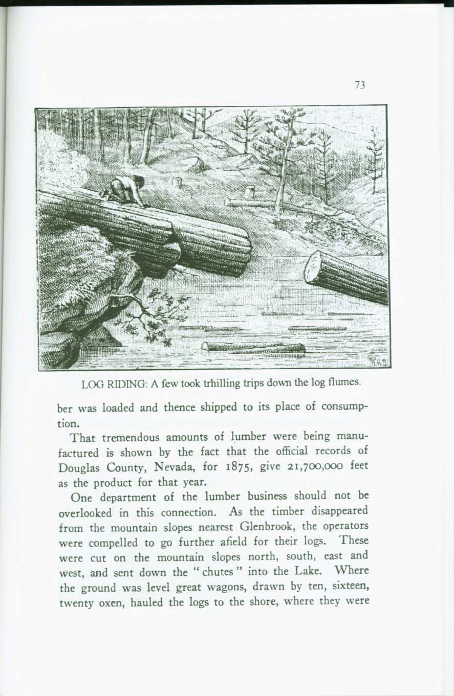 LAKE OF THE SKY: Lake Tahoe in the High Sierras of California and Nevada. vist0038k